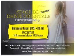 Stage Danse Orientale avec Voile 08/03/2020 - Grasse